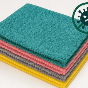 Antibacterial Microfiber Cleaning Cloths - Odor Resistant for Sanitation