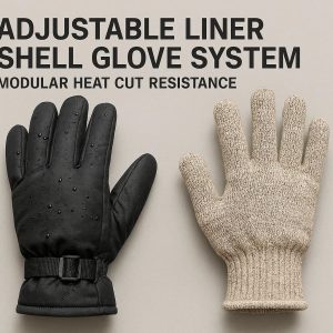 8 Adjustable Liner & Shell Glove System - Modular Heat & Cut Resistance